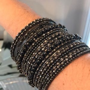 Set of 22 bangle bracelets